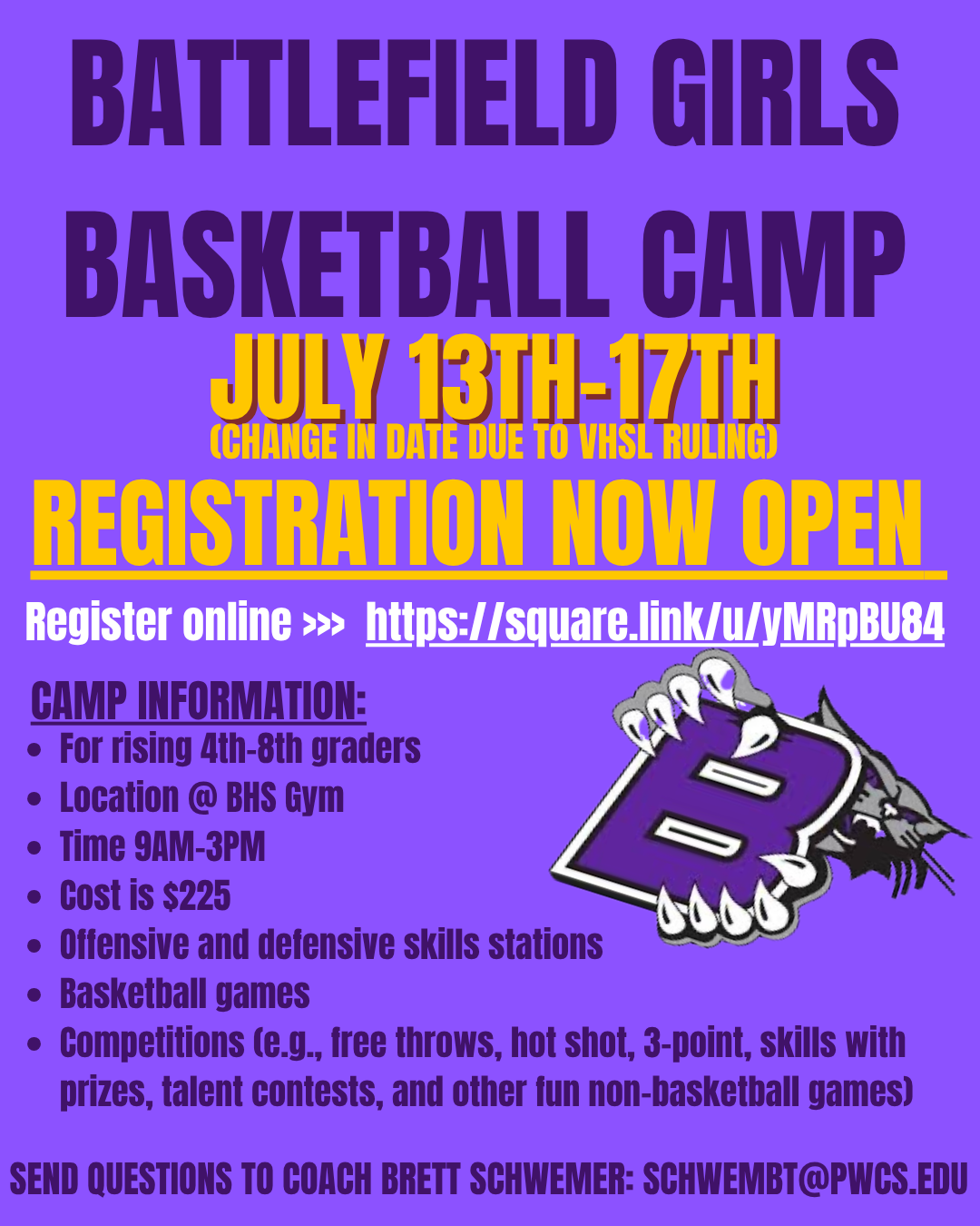 Battlefield Basketball Camp