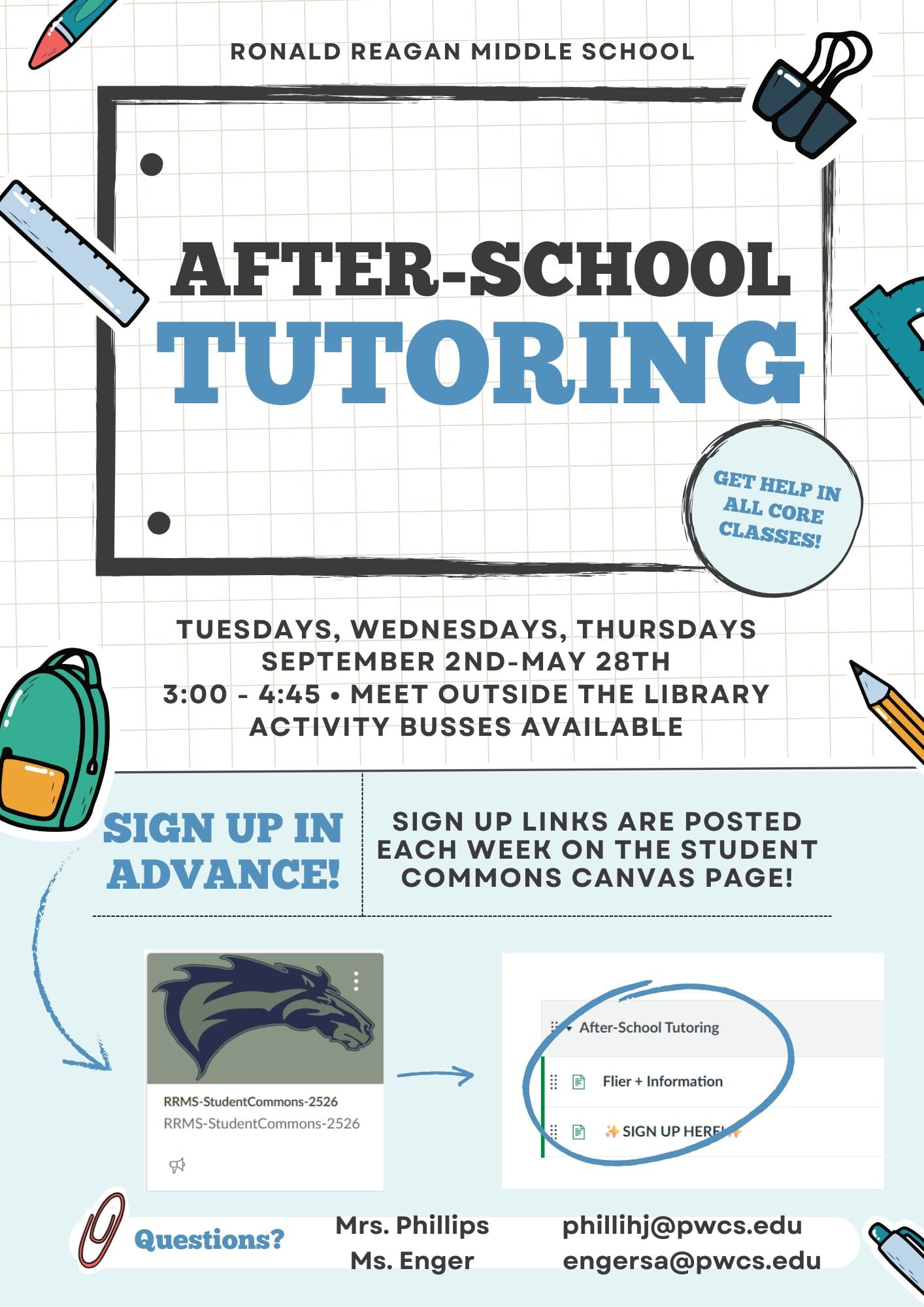 tutoring flyer