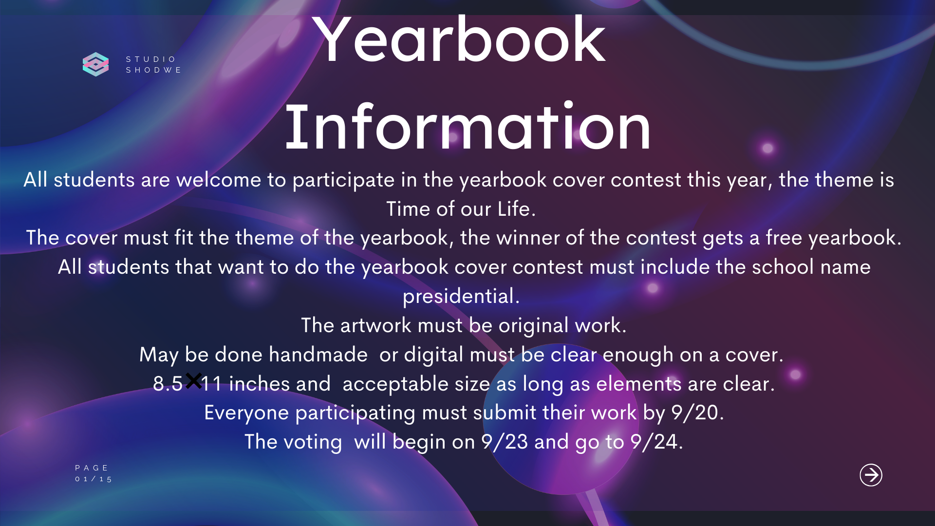 Yearbook Cover Contest