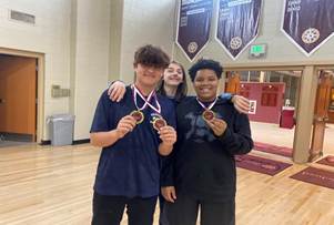 rrms archers with medals