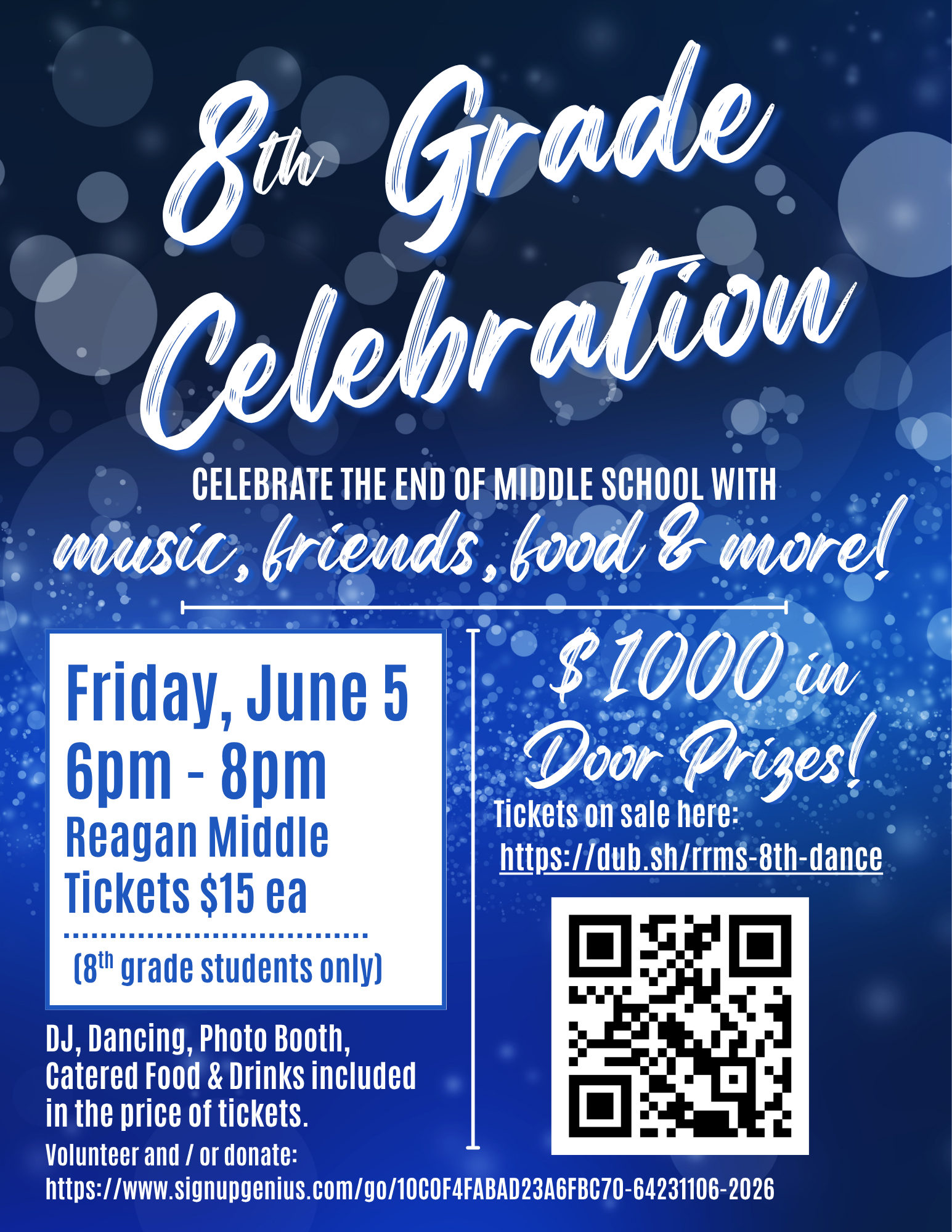 8th grade celebration