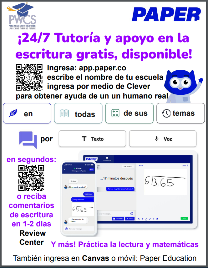 Paper Tutoring - Spanish
